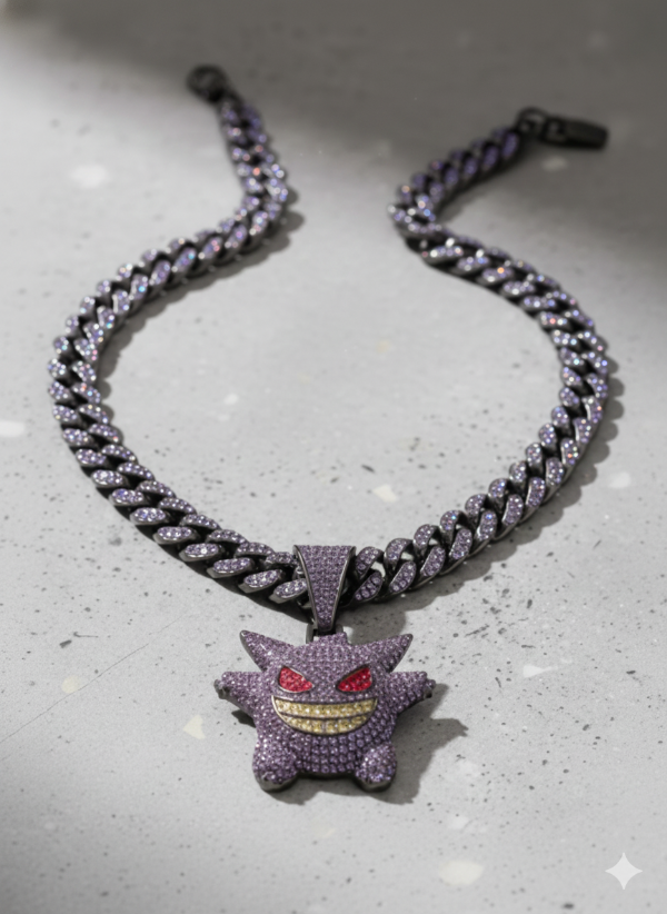 CADENA GENGAR CUBANA FULL ICE COLLAR