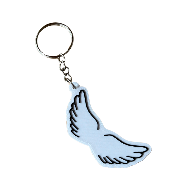 LLAVEROS DUKI ÁNGEL / DIABLO + STICKERS DE REGALO