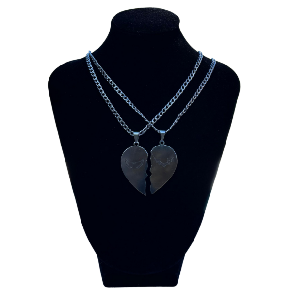 COLLARES CORAZÓN DUKI PARA COMPARTIR