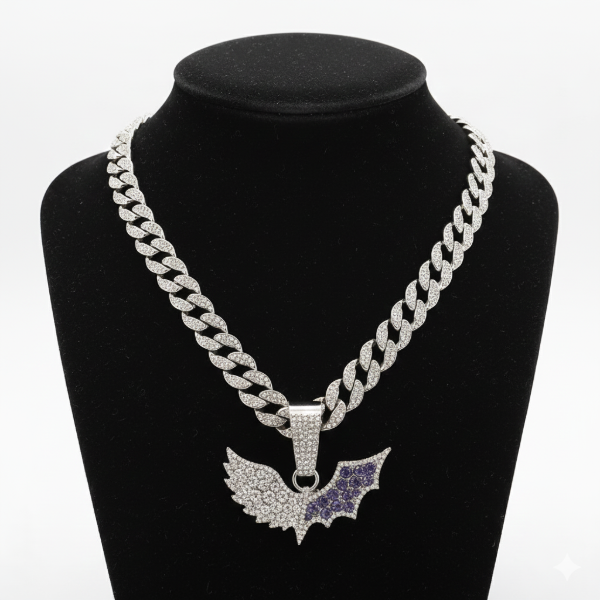COLLAR ALAS DUKI FULL ICE + STICKERS DE REGALO