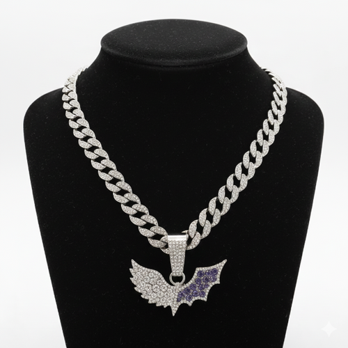 COLLAR ALAS DUKI FULL ICE + STICKERS DE REGALO
