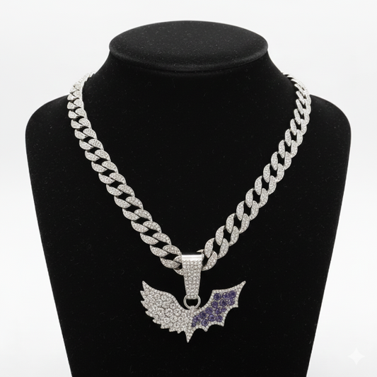 COLLAR ALAS DUKI FULL ICE + STICKERS DE REGALO