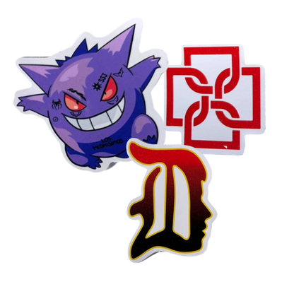 STICKERS UV X 3 UNIDADES