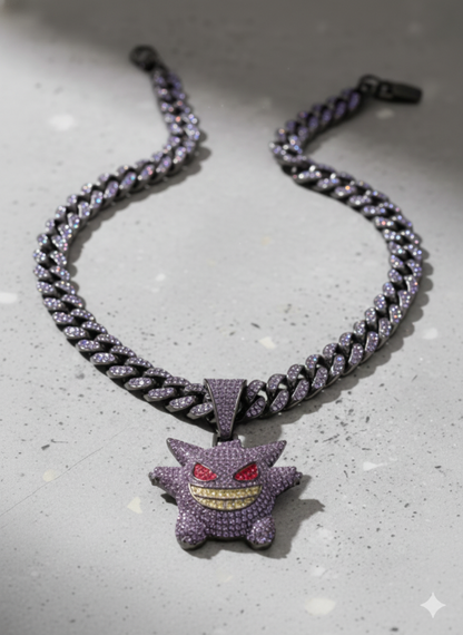 CADENA GENGAR CUBANA FULL ICE COLLAR
