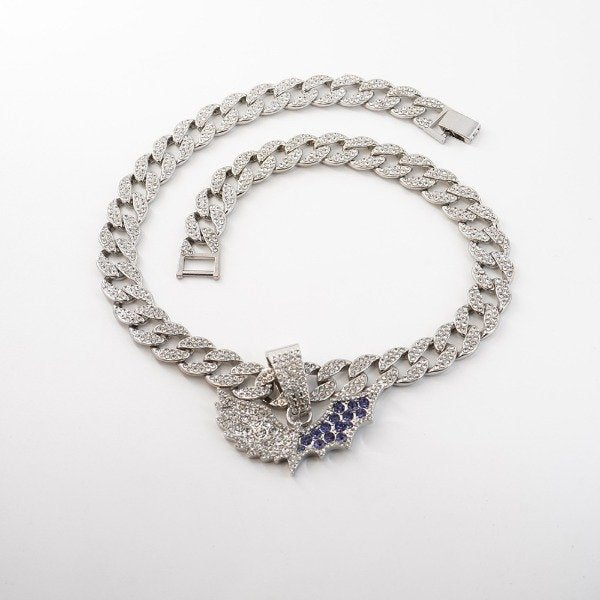 COLLAR ALAS DUKI FULL ICE + STICKERS DE REGALO