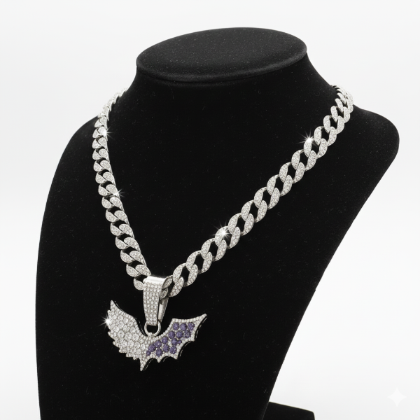 COLLAR ALAS DUKI FULL ICE + STICKERS DE REGALO