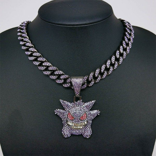 CADENA GENGAR CUBANA FULL ICE COLLAR