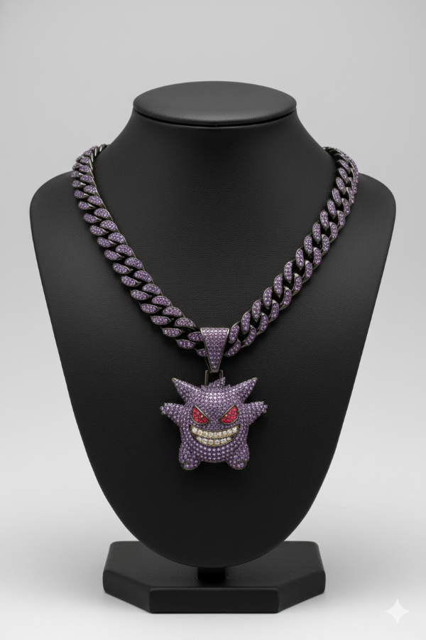 CADENA GENGAR CUBANA FULL ICE COLLAR