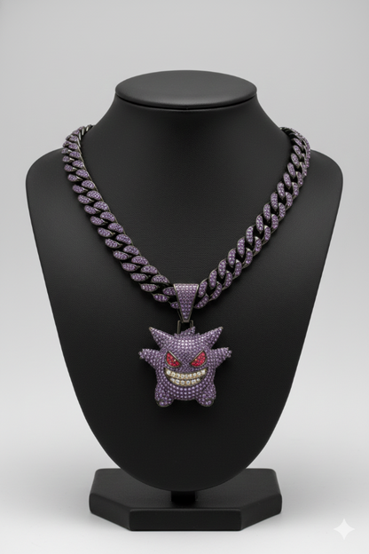 CADENA GENGAR CUBANA FULL ICE COLLAR