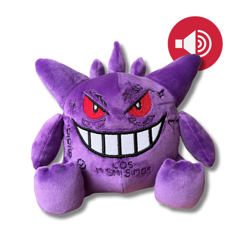 PELUCHE GENGAR DUKI con MUSICA + STICKERS DE REGALO