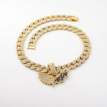 COLLAR ALAS DUKI FULL ICE + STICKERS DE REGALO