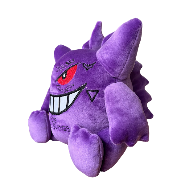 PELUCHE GENGAR DUKI con MUSICA + STICKERS DE REGALO
