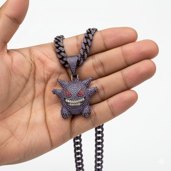 CADENA GENGAR CUBANA FULL ICE COLLAR