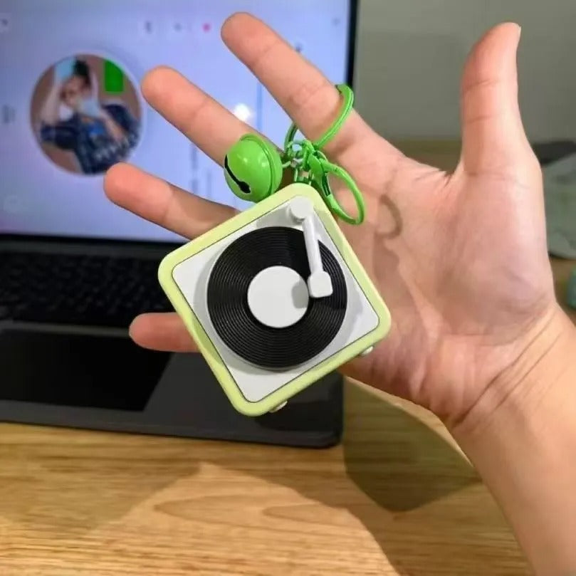 LLAVERO MINI TOCA DISCOS GRABADOR